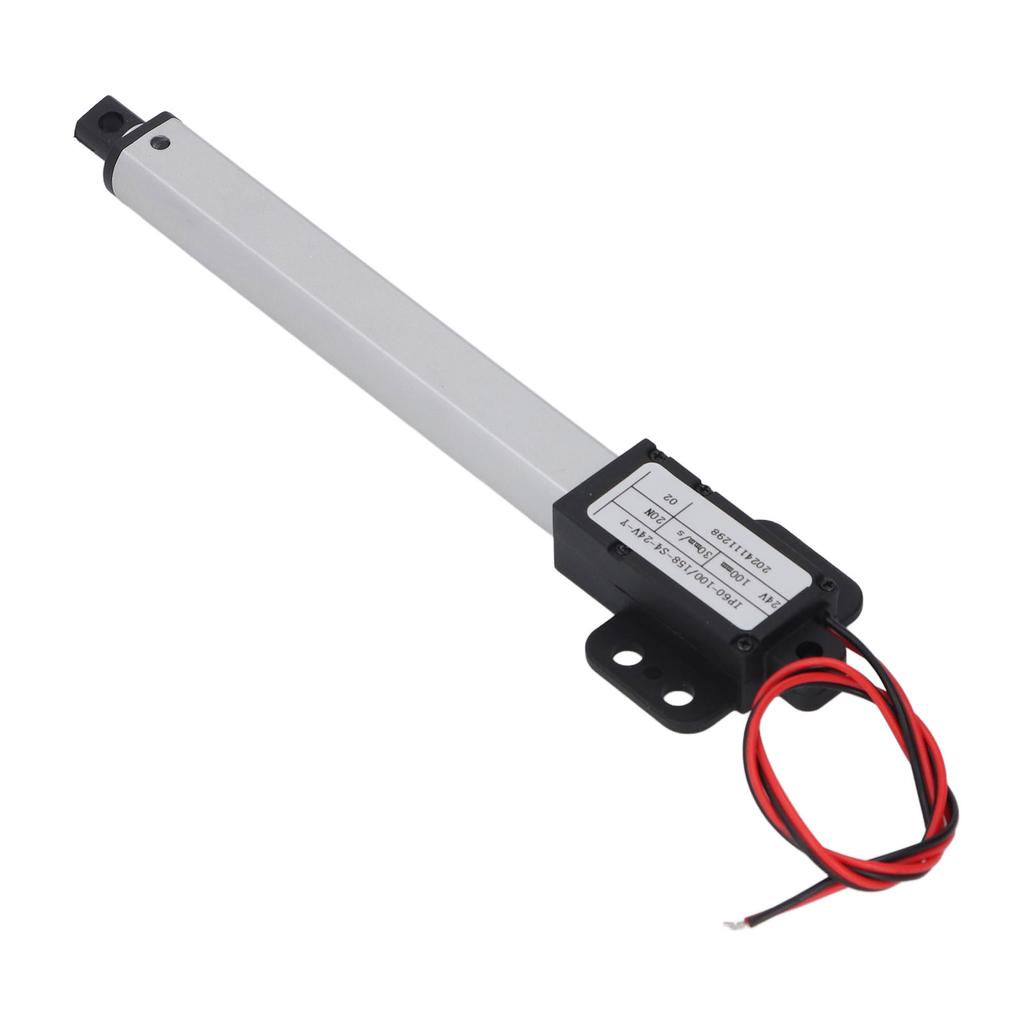 Mini Atuador de Movimento Curso 100mm Empuxo 20N Telescópico Automático AC 24V Atuador Linear Miniatura Elétrico