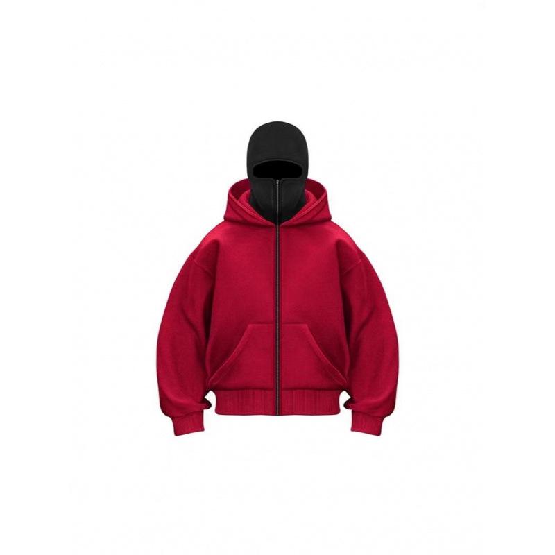 Unisex Double-Layer Hooded Zipper Sweatshirt Jacket - Street Style for Spring & Autumn