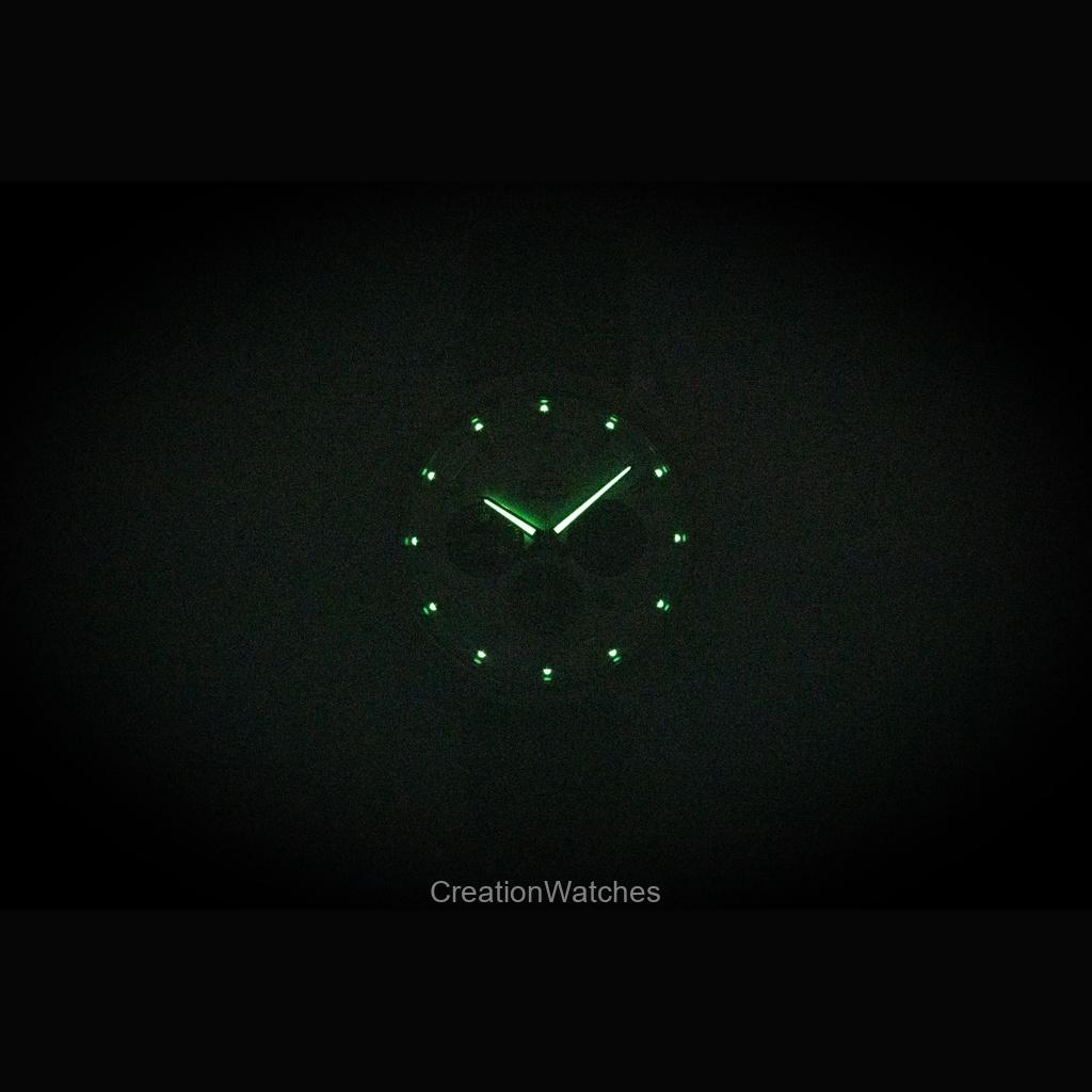 Orient Contemporary Chronograph Leather Strap White Dial Quartz RA-TX0306S Men's Watch