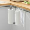 Kitchen Paper Towel Rack Cling Film Storage Rack Punch-free Napkin Rack