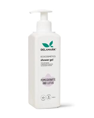 Gel doccia con aroma di melograno e note di loto De La Mark 400 ml