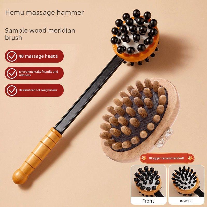 Hammer for Tapping Meridians, Full-Body Tapping Device, Handheld Hammer for Tapping Shoulders, Neck, and Back, Massage Stick, Back-Tapping Tool