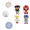 Sonic Plush Toy Soft Stuffed Doll Cute Design Fluffy Style Bedroom Ornaments