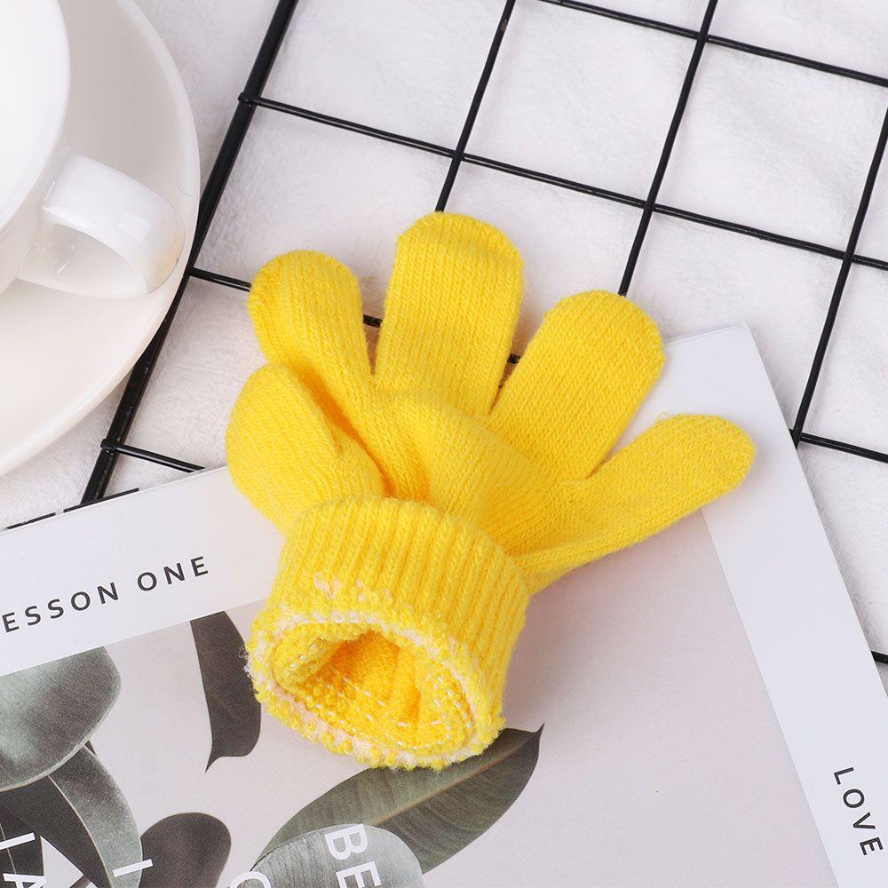 Children Magic Glove Girl Boy Kid Stretchy Knitted Winter Warm Full Finger Gloves Children's Figure Skating Special Gloves