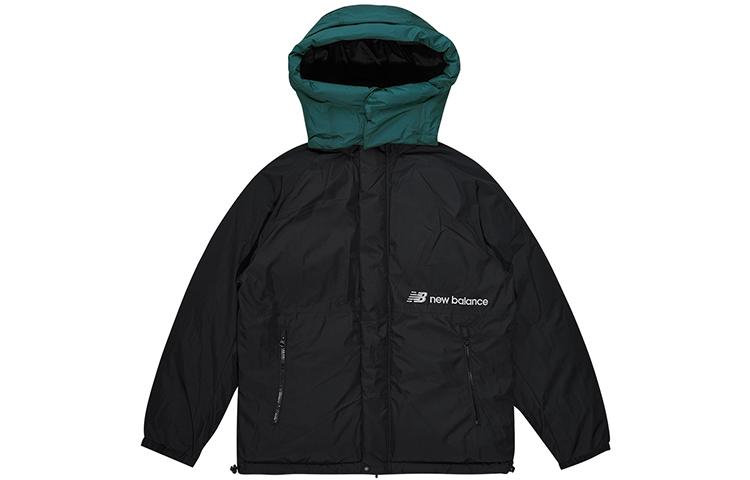 Men's Jacket New Balance Down Jacket Unisex Black Green