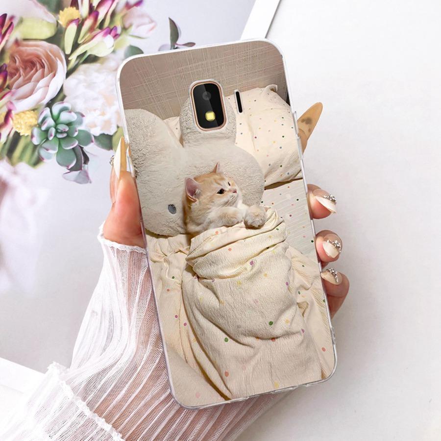For  Samsung Galaxy J2 Core Case J260F  Back Cover For SamsungJ2Core 2018  Fashion Style Case TPU Soft Silicone Bumper Coque