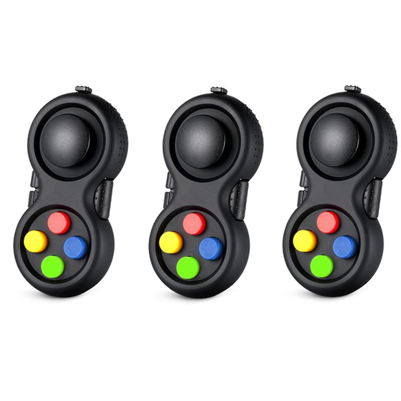 3Pcs Fidget Toys Controller Pad Cube Stress Relief For Adults Kids Sensory Toys For Autism Juguete De Descompresin Antiestrs
