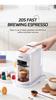 New Cafelffe 5 in 1 Multiple Capsule Coffee Machine Hot/Cold DG Cappuccino Nespresso Capsule ESE Pod Ground Coffee Cafeteria 19Bar,MK-606
