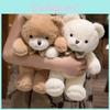 Adorable Teddy Bear Plush Toy For Kids Soft Cuddly Stuffed Animal Doll Gift