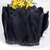 2 Meter Natural Dyed Goose Feather Trim Fringe Ribbon for Wedding Decor Costume Accessories DIY Crafts Gift Wrapping Supplies