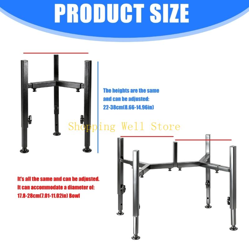 KX4B Durability Carbon Steel Pet Feeders Stand Regulable for Various Dog Size