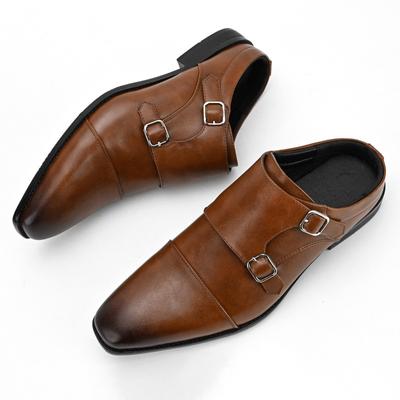 Fashion Designer Formal Slip On Men Dress Shoes New Classic Leather Oxfords for Wedding Party Business Flat Shoes Men's Loafers