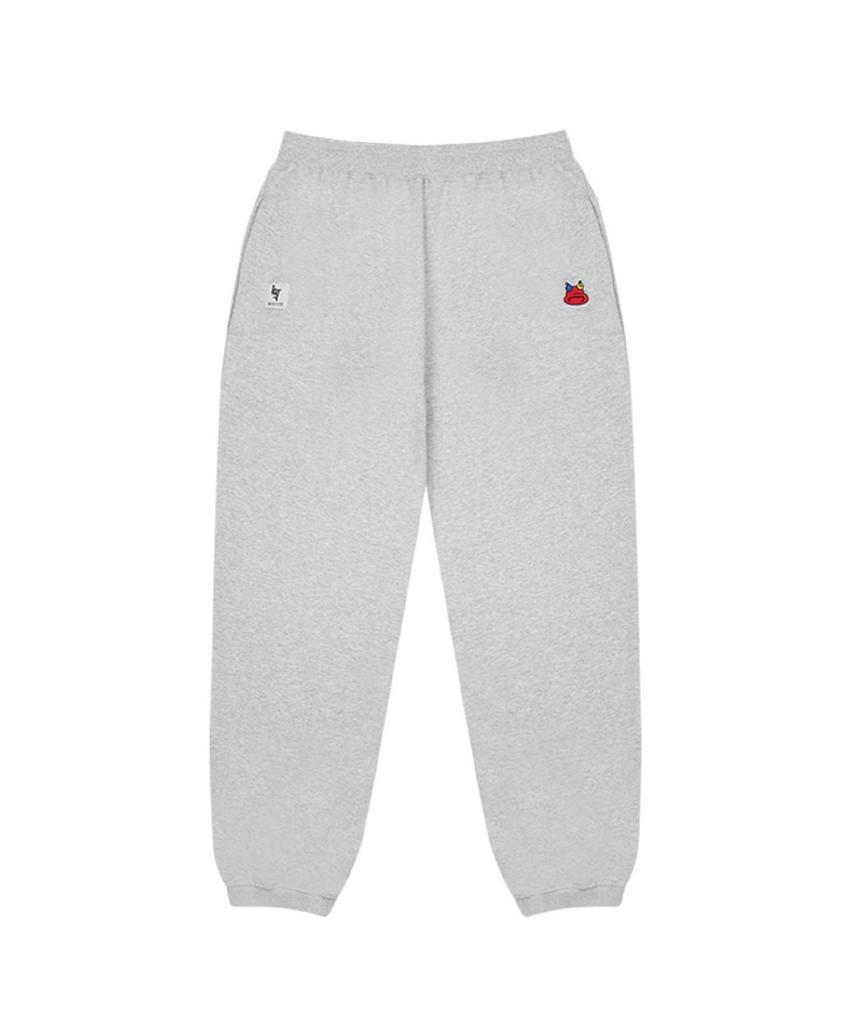 Aiemdeopyucheo Bucket Wappen Sweatpants Gray