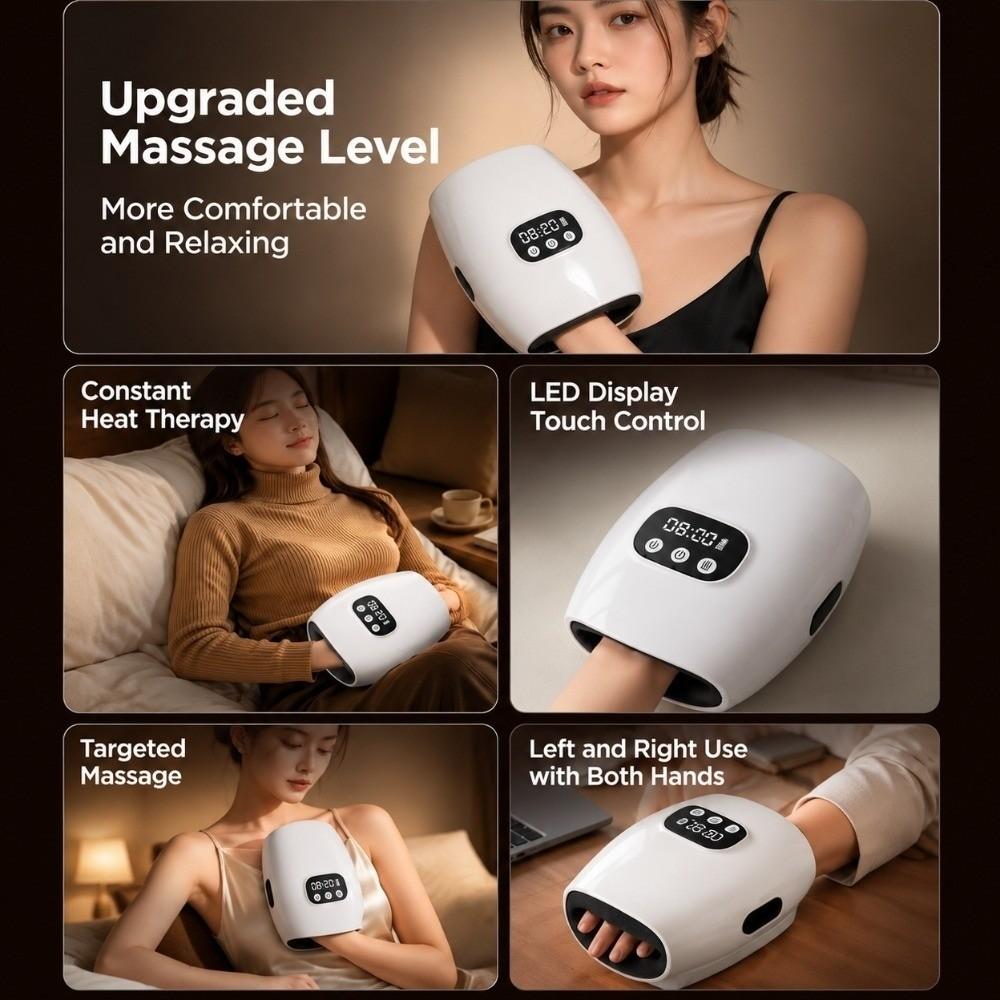 Comfortable Electric Hand Massager Smart Hand Massage Machine for Fingers and Hands