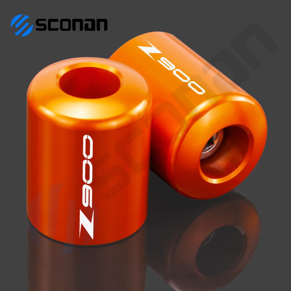 Motorcycle Accessories For Kawasaki Z900 Z 900 High Quality CNC Aluminum Handlebar Grips Handle Bar Cap Ends
