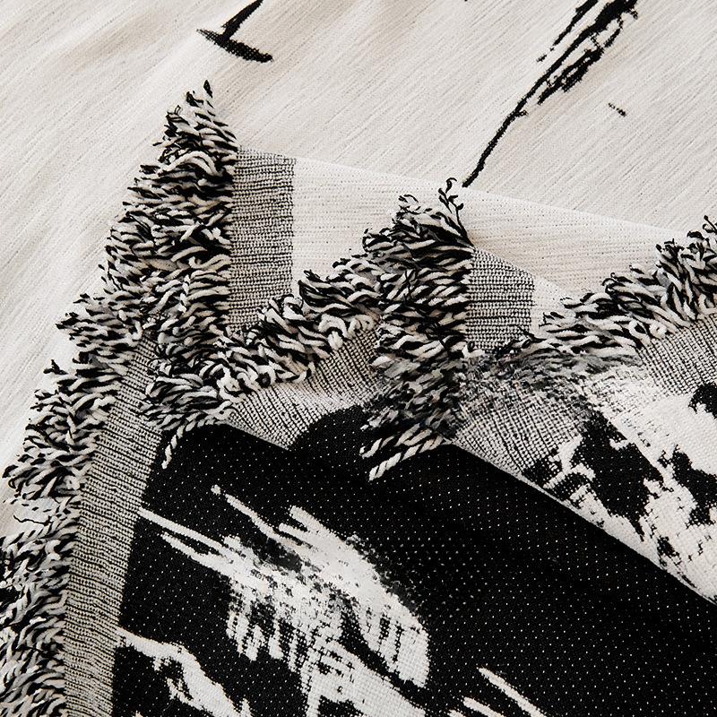 Chenille Sofa Towel Four Seasons All-Inclusive Sofa Cover Dust Cover Living Room Straight Row Sofa One Piece Cover Cloth