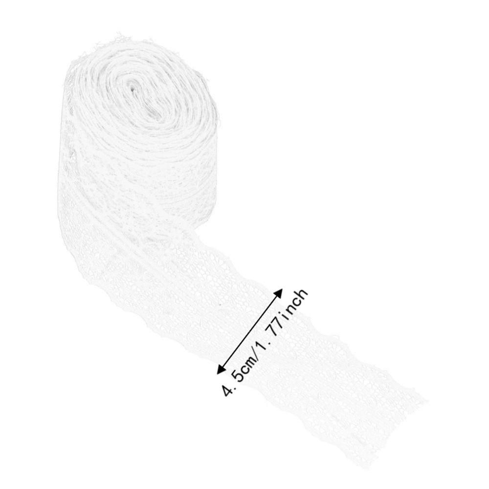 1pcs Reusable Lace Trim Ribbon 25 Yards Length Crochet Lace Trim Lace Ribbon Roll DIY Crafts Sewing