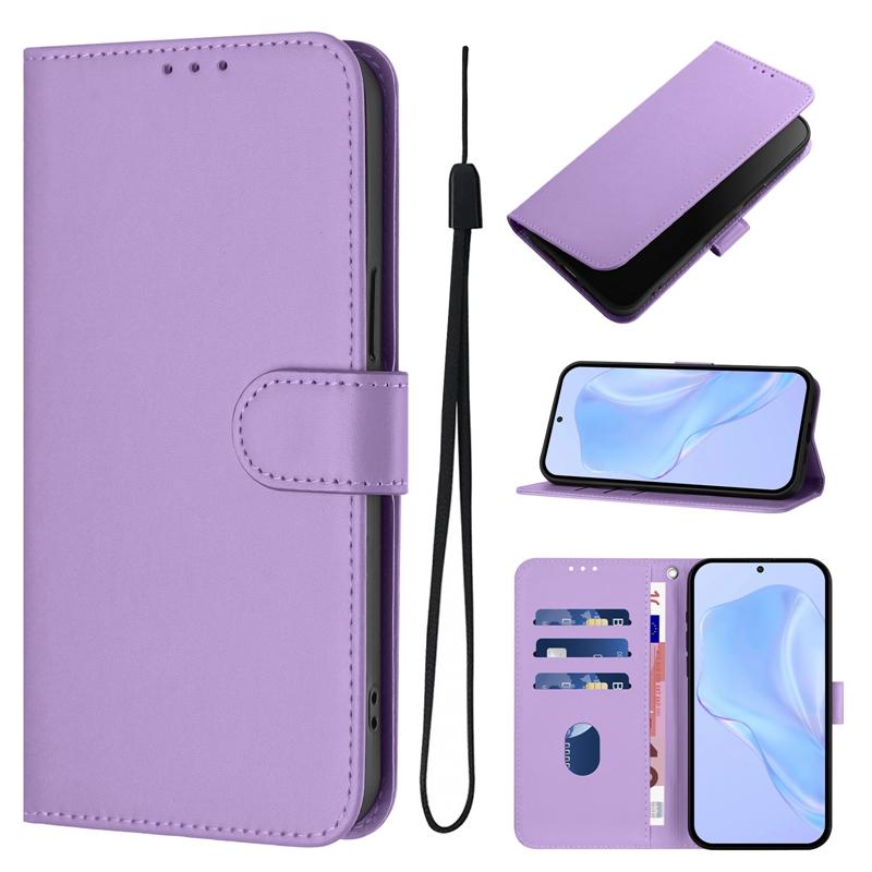 For iPhone 17e Case on for Funda Apple iPhone 17E Phone Case iphone16e Candy Solid Color Leather Flip Wallet Holder Cover Etui