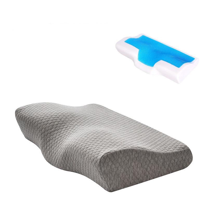 Pillow Gel Memory Pillow Slow Rebound Memory Cotton Butterfly Wave Pillow Core Gel Pillow