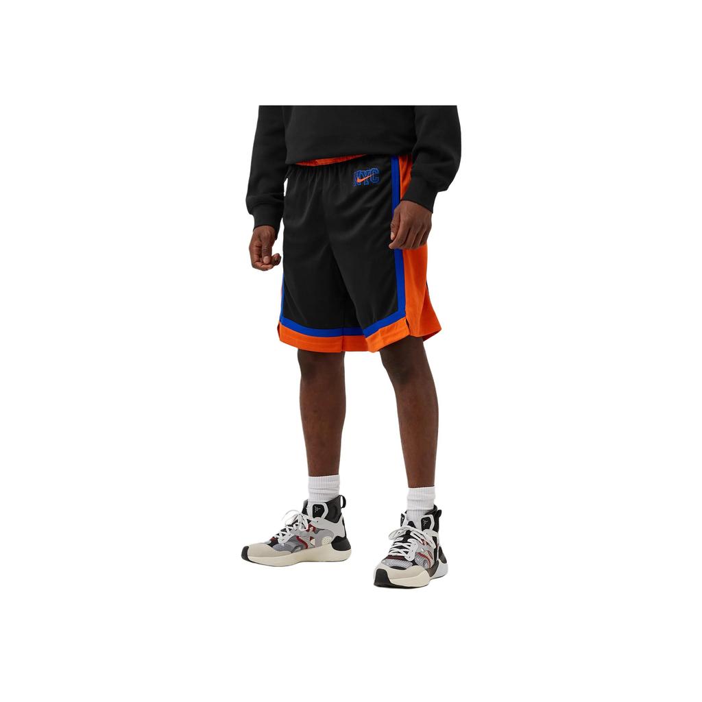 Nike Nba New York Knicks Swingman 2022/23 City Edition Fan Basketball Shorts Unisex Shorts Black Orange DO9667-010