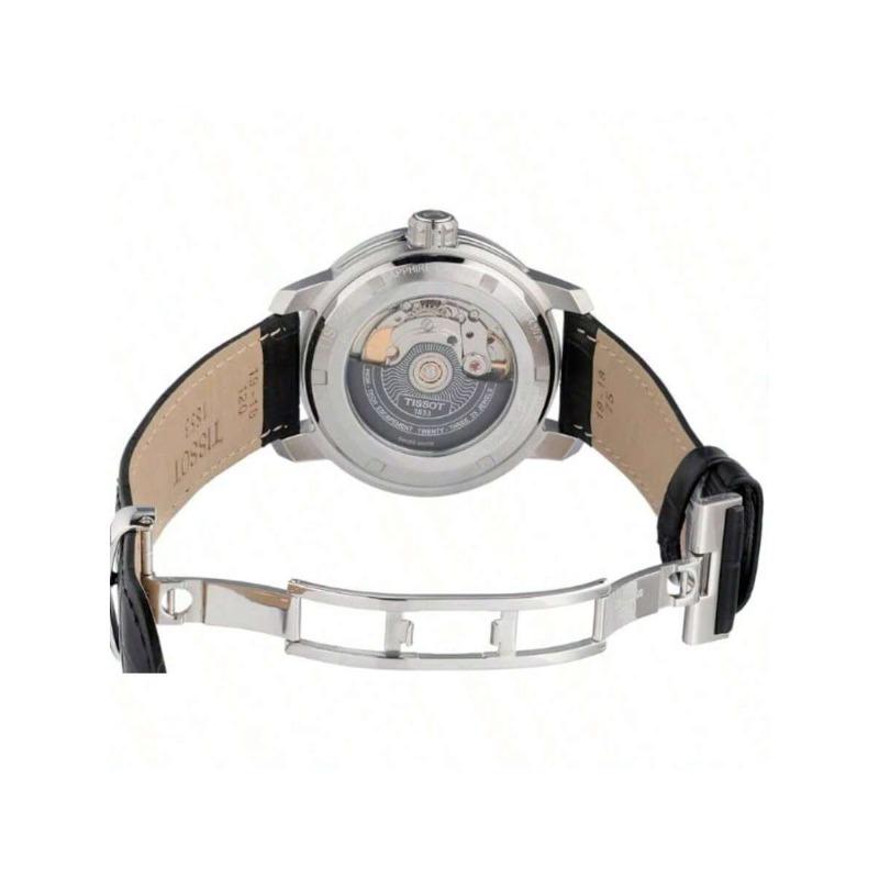 Tissot Men's PRC 200 Automatic Self-Winding Day/Date Watch with Black Strap, Model T055.430.16.057.00