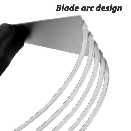 Stainless Steel Pastry Cutter Professional Dough Blender with Ergonomic Handle Heavy Duty Butter Dough Cutter Tool for Biscuits Pie Crusts