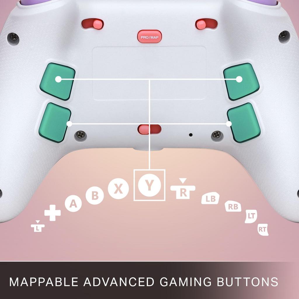 Licensed Xbox PowerA Advantage Wireless Controller for Xbox Series Beach Vibes [Officially Product] XS - XBGP0566-01 [2-Year Warranty]