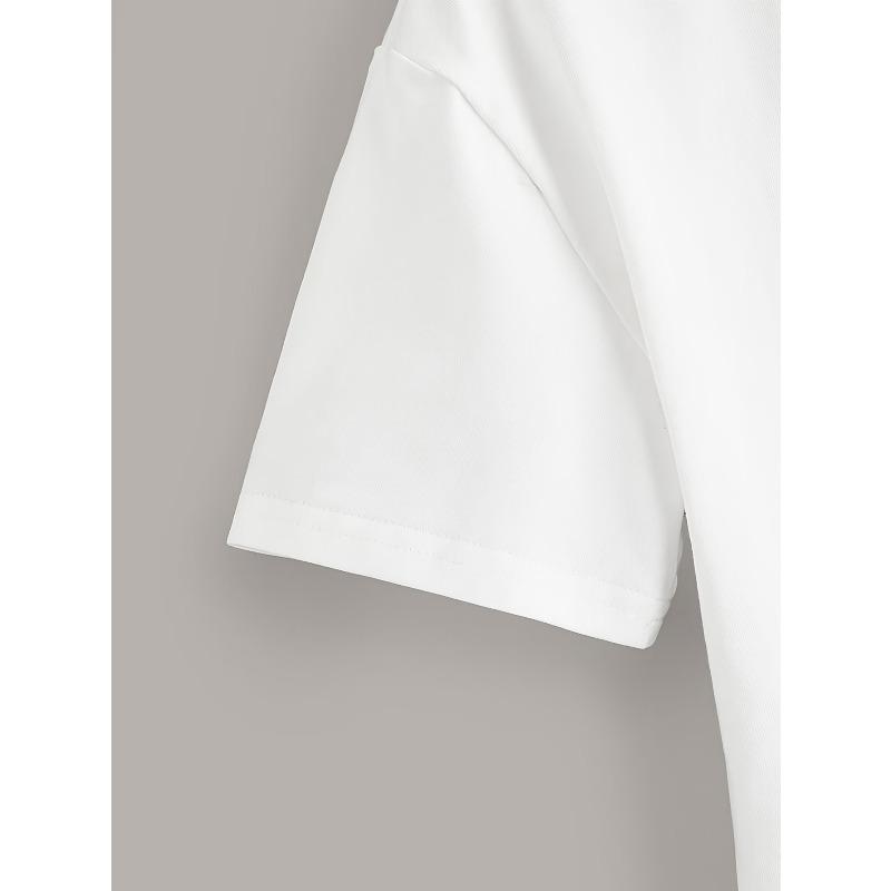 Tailles européennes T-shirt femme avec imprimés de lettres sur le thème du volleyball européen et américain