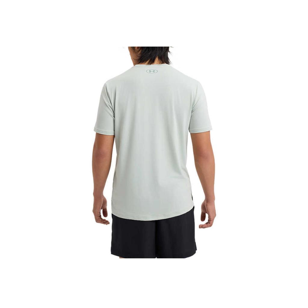 Under Armour Vanish Energy Logo Athletic Komfortabel Moteabel Pustende Kortarmet T-skjorte Herre topper Hydrogen-Grønn 1389136-377