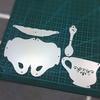 Vintage Tea Cup Spoon Metal Cutting Dies DIY Scrapbook Paper Cards Album Stencil