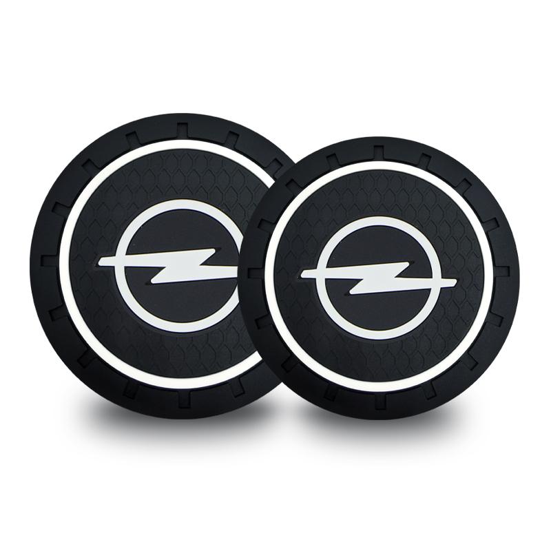 

2pcs Car Cup Holder Anti-Slip Coasters Premium Car Coasters For Opel Astra j Insignia Astra g Corsa Zafira b Mokka Vivaro Meriva