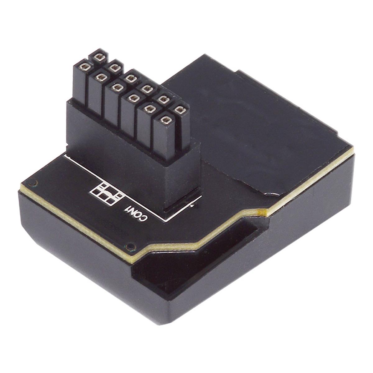 

PW-047-DN 12VHPWR ATX3.0 PCI-E 5.0 12+4Pin Power Modular Male to Female Adapter Extension Down Angled 90 Degree Converter Black