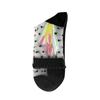 5 Pairs of Women's Summer Super Thin Polka Dot Cotton Sole Anti Hook Embroidered Clear Crystal Stockings