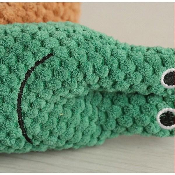 From Dorothy Puppy Nosework Toy Stuffed Snail, 1 Piece, Green