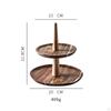 Elegant Wooden Cupcake Holder Round Cake Display Stand Fruit Snack Platter Dessert Server