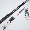 ysdf5 Auto Mobile Phone Neck Strap Lanyard Car Emblem Keychain Vehicle Id Holder for Mitsubishi Lancer 10 9 Asx Ralliart Eclipse L200