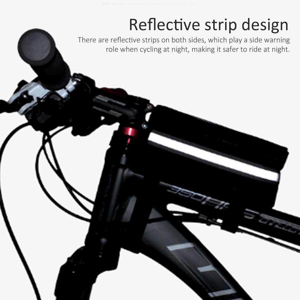 Bag Cycling   Bike Frame Front Tube Storage Bag for 6.3x3.2in Phone
