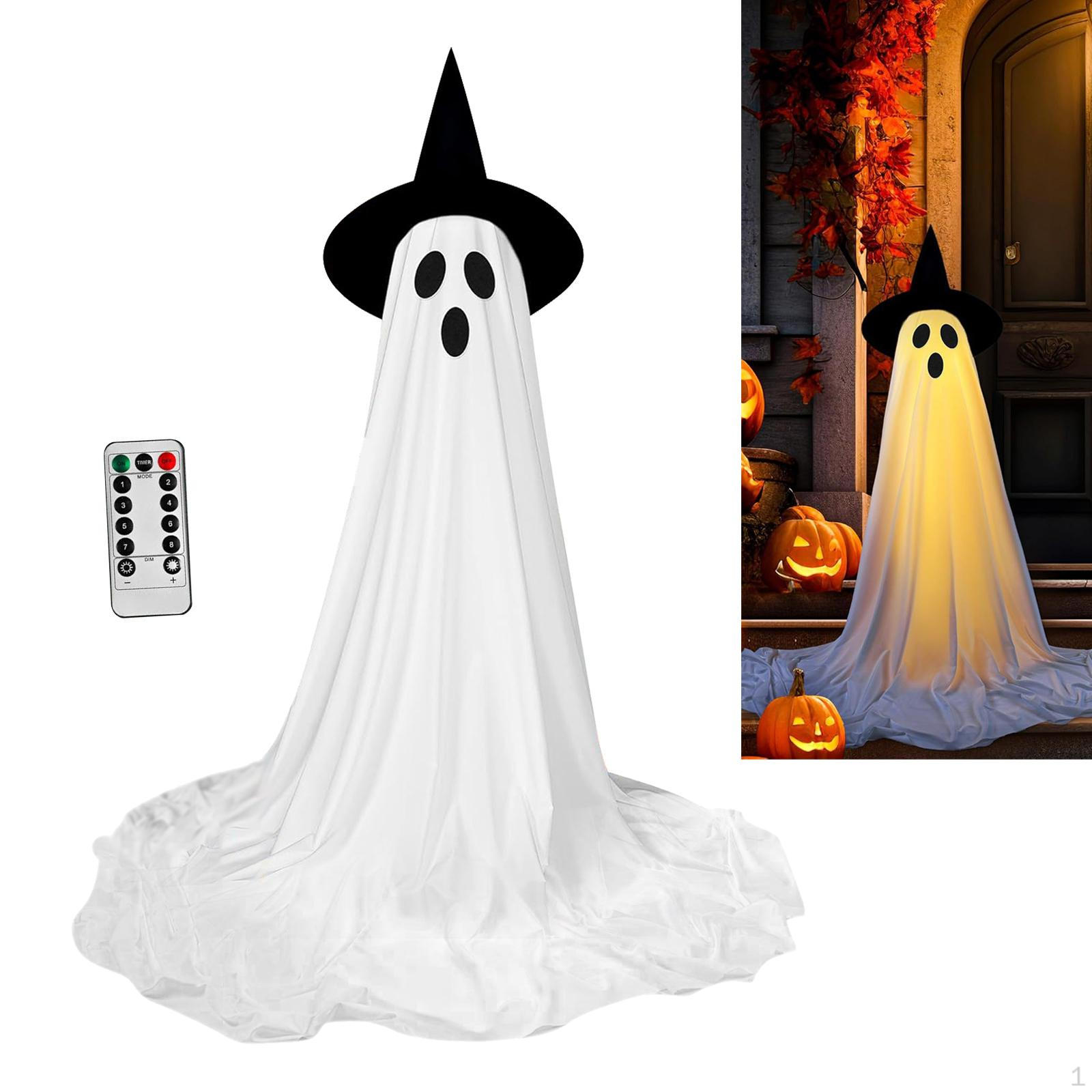 

Освещенная призрачная фигура, украшение на Хэллоуин для вечеринок на открытом воздухе 85x30cm