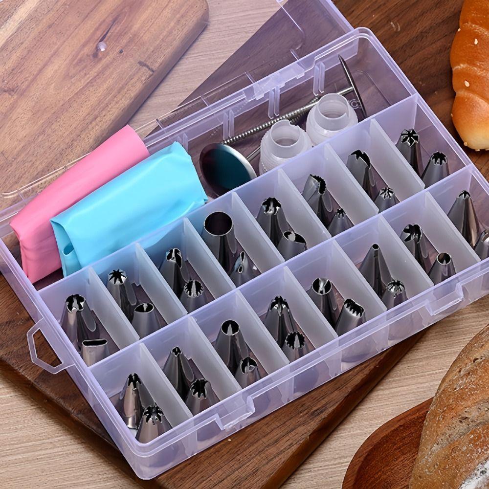 38Pcs/Set Creative Cake Decorating Nozzles Set Confectionery Pastry Bags  Kitchen Gadgets
