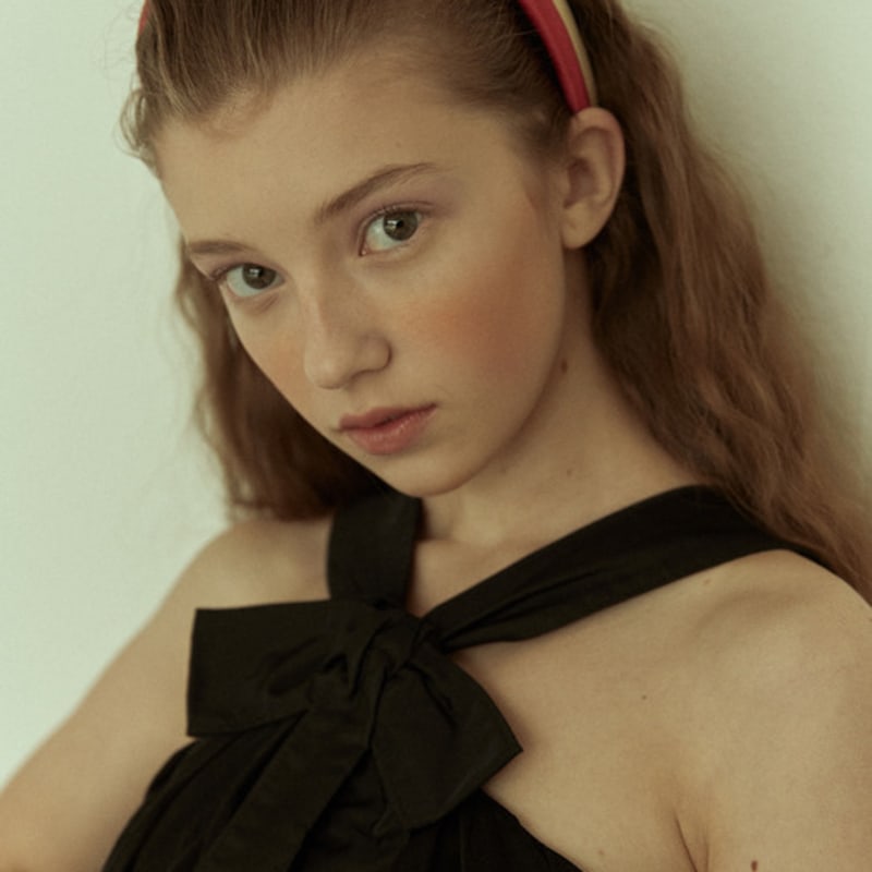 Elizabeth Moments Raspberry Red Satin Headband