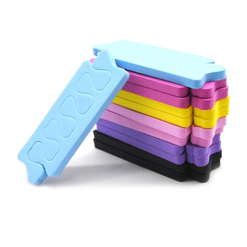 100 PCS/LOT Professional Nail Art Toes Separators Fingers Foots Divider Sponge Soft Gel UV Beauty Tools Polish Manicure Pedicure