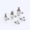 Pneumatic Hose L Type SL Throttle Valve 1/4 3/8 1/2 Thread White Cylinder Speed Control Connector Accessories Speed Controllers