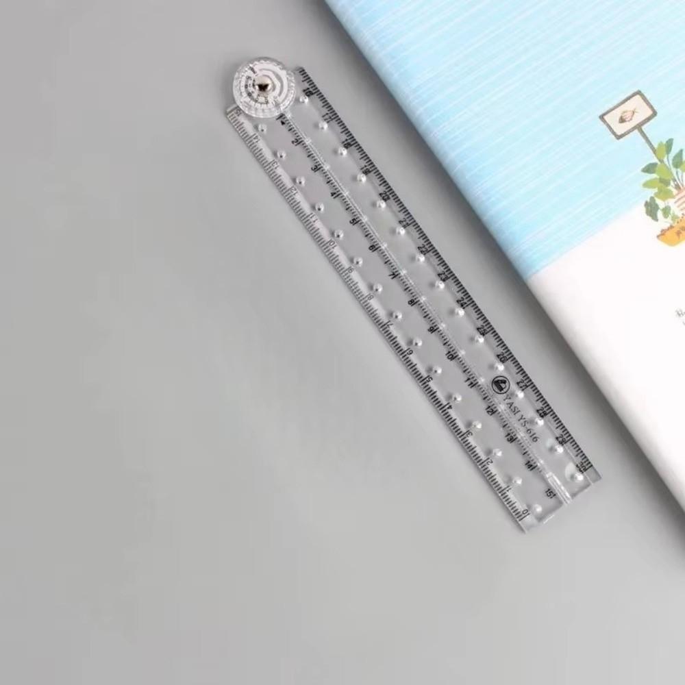 Transparent Acrylic Ruler 30cm Length Plastic Ruler Creative Scale Ruler  Office Use