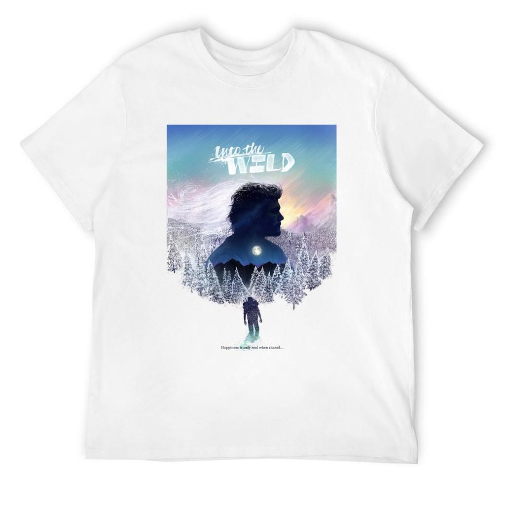 Into the Wild T-Shirt Cute Tops Animal Prinfor Boys Graphic Tee Shirt Sweat T Shirt for Men