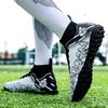 Herren-/Damen-Fußballschuhe Gummi Weiche Sohle Kurze Stollen Kunstrasen Jugendliche Kinder Fußballschuhe