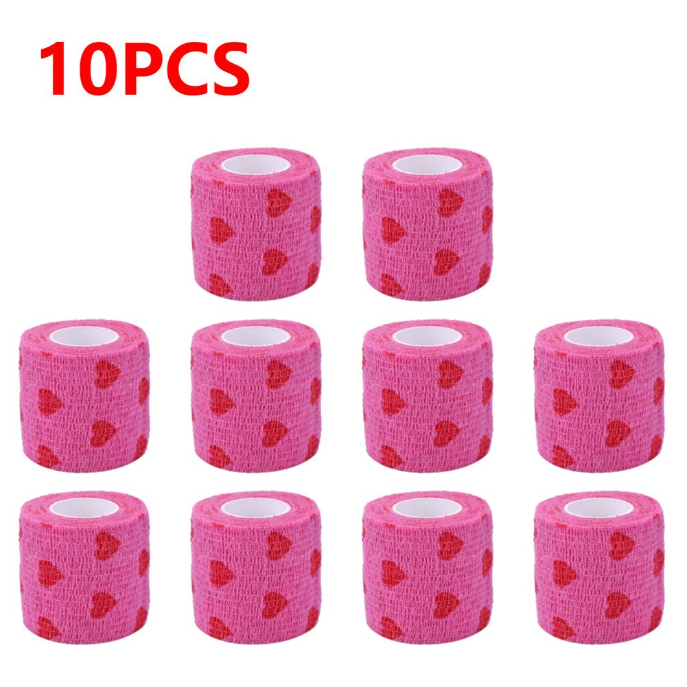 1-10pcs Cat Self-adhesive Elastic Bandage for Pet Dog Cat Bandage Leg Cover Protector Strap Bandage Non-woven Cohesive Bandage