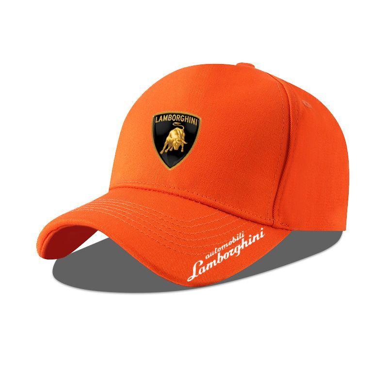 

F1 Team Fashion High-end Printed Casual Sports Cap Popular Baseball Hat For Lamborghini Urus Huracan Aventador Premium Accessory оранжевый