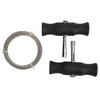 3pcs Rubber Handle Car Windshield Removal Tool Three Strands Steel Wire Glass Cutting Wire Windshield & Glass Repair Tools