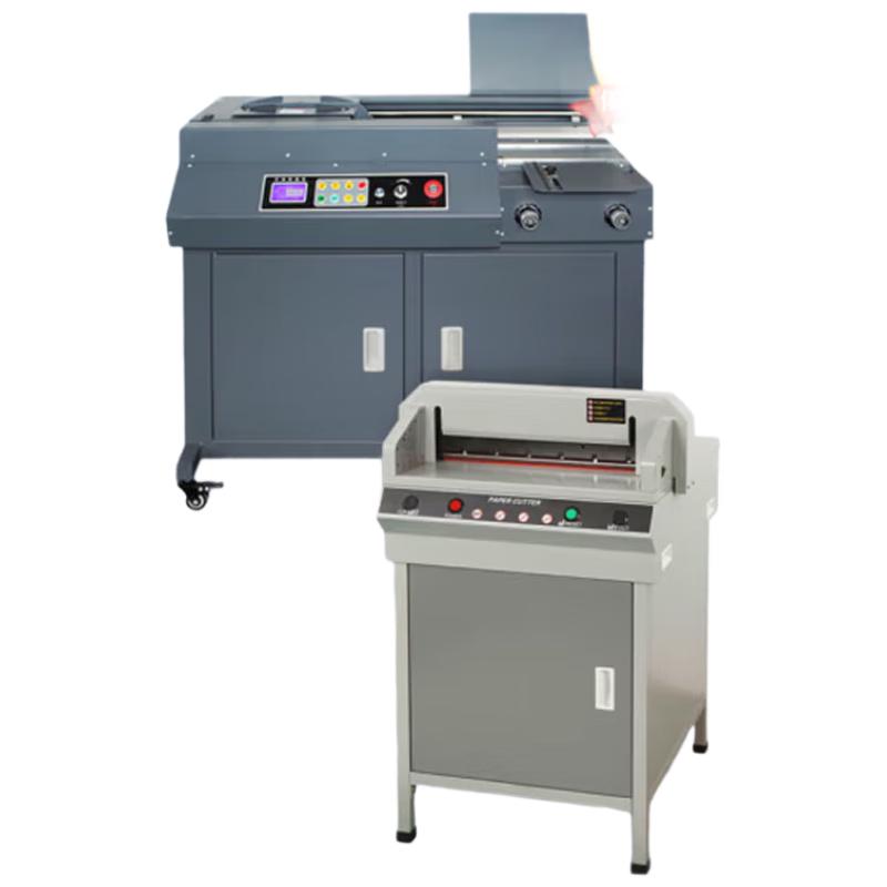 GEPAD Automatic Binder & Electric Paper Cutter Set