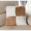 Luxe Plush Faux Wool Cushion: Fluffy Sofa & Bed Pillow